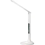 MediaRange Elegante LED Schreibtischlampe mit verschiedenen Lichtfarben, Weiß