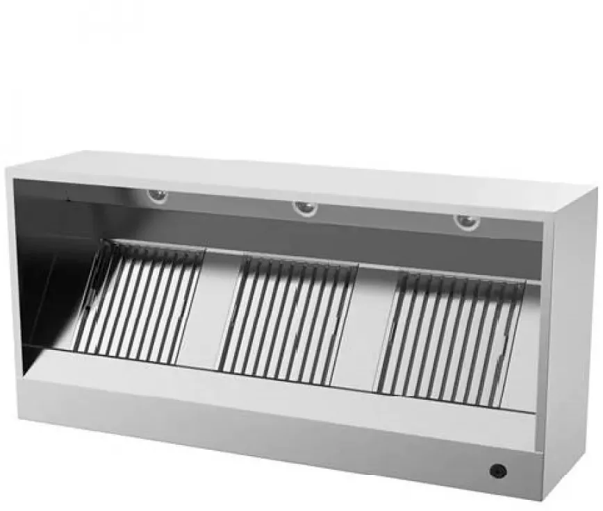 Dunstabzugshaube Box Model 1100mm mit 4x LED und 3 Filtern