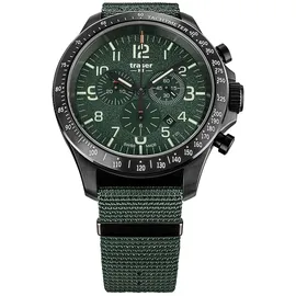 TRASER H3 109463 P67 Officer Chronograph Green Nato 46mm 10ATM - grün -