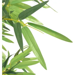 vidaXL Künstliche Bambuspflanze mit Topf 120 cm Grün