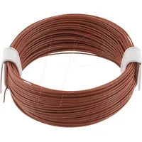 Econ connect econ KL004BR10 - Kupferlitze 1x0,04qmm braun