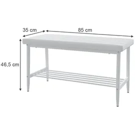Vicco Sitzbank Grand Weiß 85 x 35 cm