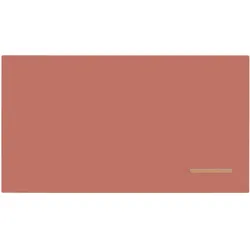 Bi-office Loop Magnetische Terracotta Tafel, 2400x1000mm, Lackierte Stahloberfläche, Rahmellos