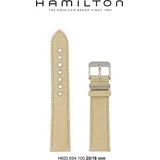 Hamilton Textil auf Leder Khaki Field Mechanic Band-set Leinen-beige-20/18 H694.694.100 - beige