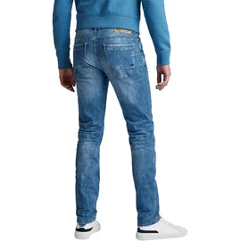 PME Legend Herren Jeans NIGHTFLIGHT Regular Fit Mid Blau Ptr120-Fbs Normaler Bund Reißverschluss W 42 L 34