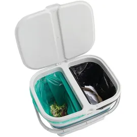 Outwell Zusammenklappbarer Doppeleimer Classic Blau 45,5 x 34 x 28 cm