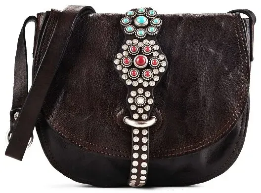 Campomaggi Linda Umhängetasche Leder 21.5 cm  braun