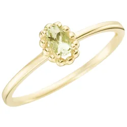 Luigi Merano Ring mit einem Edelstein, Gold 375 Ringe   Grün Damen 
