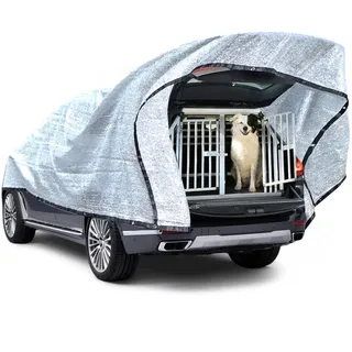 Schattennetz Auto, Alunetz Auto Hund, Schattennetz Auto Hund 85% Verdunkelungsstoff, Reflektierender Aluminium-Schirmstoff, Auto Sonnenschutz Hund, UV-Schutz-Sonnenschutz (4x6m)