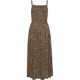 Buffalo Midikleid Braun Animalprint 38