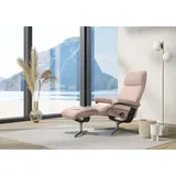 Stressless Stressless® Relaxsessel »View«, mit Cross Base, Größe S, M & L, Holzakzent Braun, pink