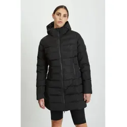 Canadian Classics für Damen. CN.G224082W Simcoe langer Mantel schwarz (S), Lässig, Polyester