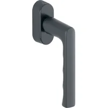 HOPPE Fenstergriff, 0700/UD9020, SecuForte, F9714M schwarz matt, Stiftlänge: 32-42mm