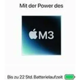 Apple MacBook Pro M3 2023 14" 8 GB RAM 1 TB SSD 10-Core GPU Silber