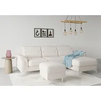 Sit&more Stauraumhocker »Sinatra«, Sitzfläche ist abnehmbar, chromfarbene Metallfüße beige