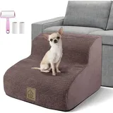 Famanu Hundetreppe - Antislip, leicht und waschbar - Grau