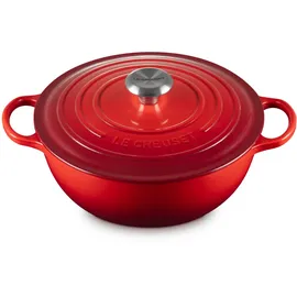 Le Creuset Signature La Marmite Bräter 26 cm kirschrot