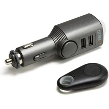 Technaxx TX-100 Auto,- Wohnmobil-, Boots-Alarm/ Mobiler Mini Alarm mit Bewegungserkennung + Fernbedienung und Autoladegerät - 2x USB, 6 Tage Standby, 110db Alarm Sound zur Abschreckung