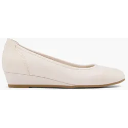 Komfort Keilpumps - Damen - beige