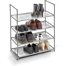 Domo Pak Living Schuhregal 58,5 x 70 x 28,5 cm 4 Böden grau