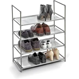 Domo Pak Living Schuhregal 58,5 x 70 x 28,5 cm 4 Böden grau