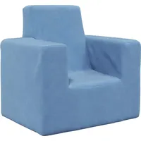 SYFAXTM Kindersofa Blau Weich Plüsch - Blau