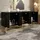 modfu Kommode 160 x 75,5 x 38 cm Schwarz