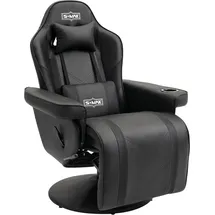 luxuskollektion Gaming Stuhl Schwarz/Weiß Gaming-Stuhl