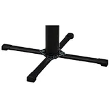 Steinbach Universal Standfuß für Gartenduschen 10 cm x 80 cm x 80 cm Schwarz