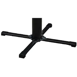 Steinbach Universal Standfuß für Gartenduschen 10 cm x 80 cm x 80 cm Schwarz