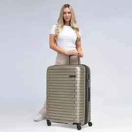 pactastic Collection 04 Trolley L 4-Rollen Cabin 75 cm / 110 l beige/braun