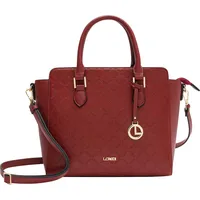 L.Credi Filiberta Handtasche 37 cm dark red