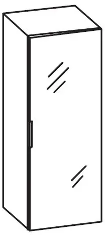 Artiqua 400 Midischrank, Sangallo Grau quer, 400-MST-1-45-R-432 400-MST-1-45-R-432