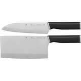 WMF Kineo Messerset Küche 2teilig, Made in Germany, Küchenmesser scharf, Performance Cut, Kinetisches Design, Spezialklingenstahl
