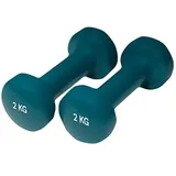Yate Hantel Set mit 2 Hanteln Gewicht 2,0 kg für Übungen zu Hause und im Fitnessstudio aus rutschfestem Neopren