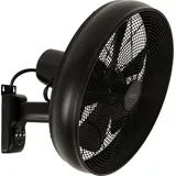 Beacon Lighting Lucci Air Breeze 41 cm Wandventilator schwarz inkl. Fernbedienung