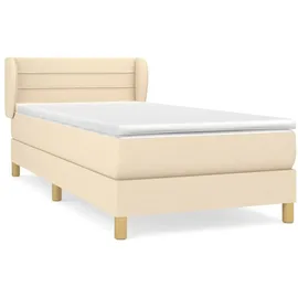 vidaXL Boxspringbett 100 x 200 cm Creme