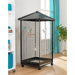 SILVIO design Voliere Milano, BxLxH: 79x68x147 cm