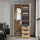 [en.casa] Kleiderschrank Eiselfing 80 x 176 x 52 cm Beige