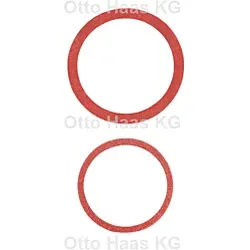 HAAS Fiber-Ring 7347 60x70x1,5mm, rotbraun, warm/kalt