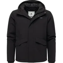 Ragwear Funktionsjacke "Shellis YOUMODO", Herren, Gr. M (50), schwarz, Softshell, Obermaterial: 96% Polyester, 4% Elasthan. Innenfutter: 100% Polyester.