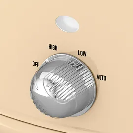 Swan SF17031CNEU Slow Cooker 6,5L, Antihaft-Keramisches PFOA- und PTFE-freies, Vintage, Creme, 320W