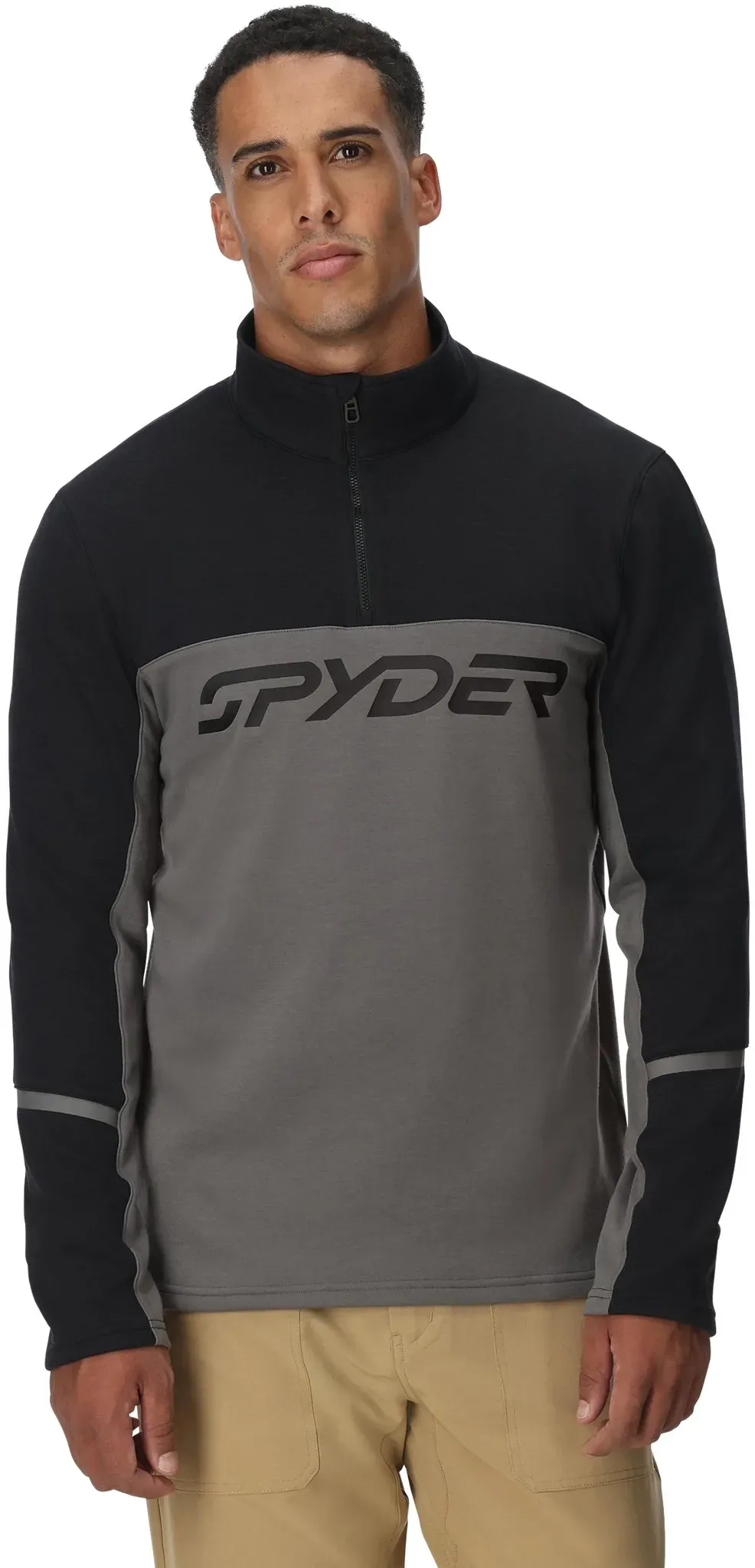 SPYDER SPEED FLEECE 1/2 ZIP STORM, STORM, L