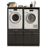 XORA Hauswirtschaftsraum-Kombi PRIMUS - B/H/T ca. 135,00x162,00x68,00