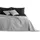 DecoKing Uni Wendedesign Bettüberwurf 220 x 240 cm Schwarz/Silber