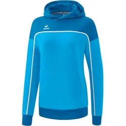 ERIMA Damen Kapuzensweat CHANGE hoody, curacao/mykonos/white, 44