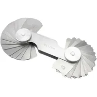 Dasqua 1351-0005 Radiuslehre metrisch 1.0 - 7.0 mm