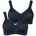 Damen Mikrofaser 2er Pack Cup C-D BH Nachtblau 125E 125E