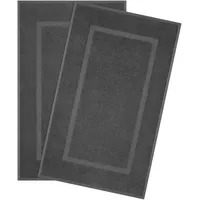 hammetex Duschvorleger Hotelmatte Grau 51 x 86 cm
