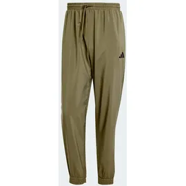adidas Essentials Small Logo Stanford Hosen Olive Strata / Black S